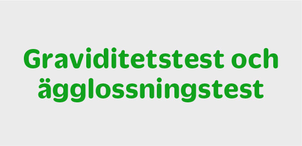Graviditetstest och ägglossningstest