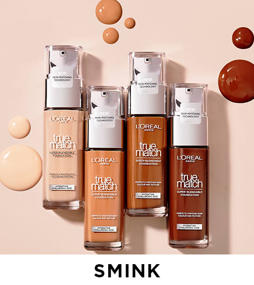 L'Oreal Paris foundation True match i olika hudfärger
