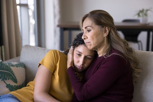 Person som ser nedstämd eller orolig ut