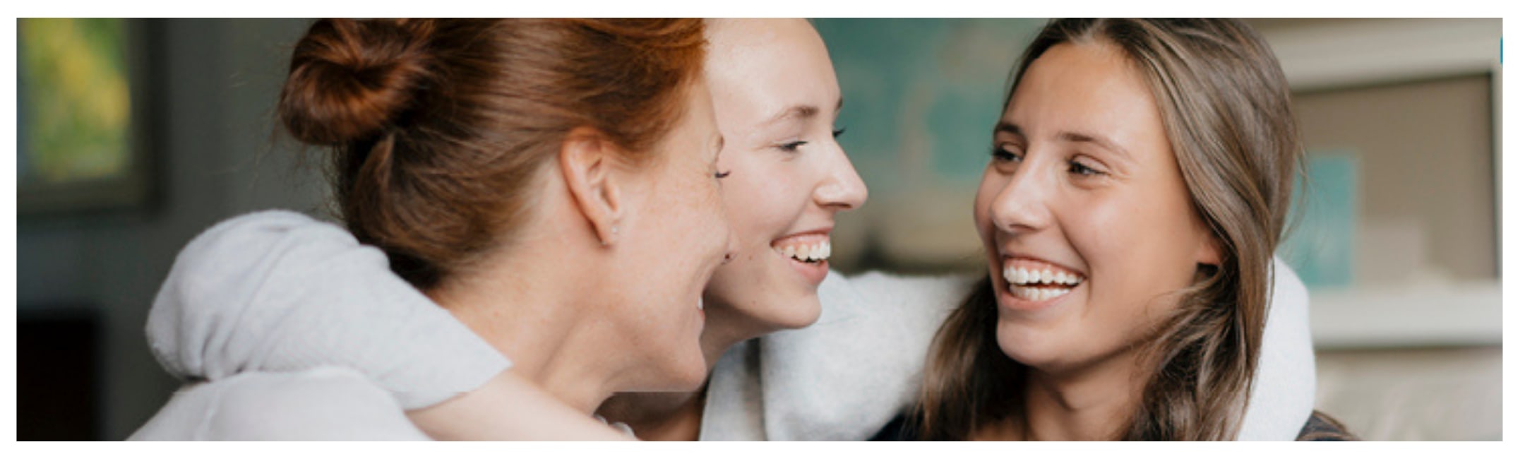 o.b. banner med kvinna och produktinformation