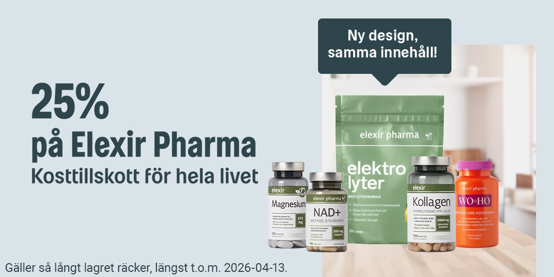25% på Elexir Pharma 