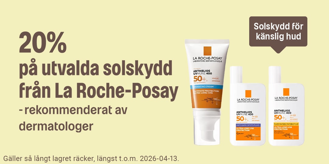 20% på utvalda solskydd från La Roche-Posay