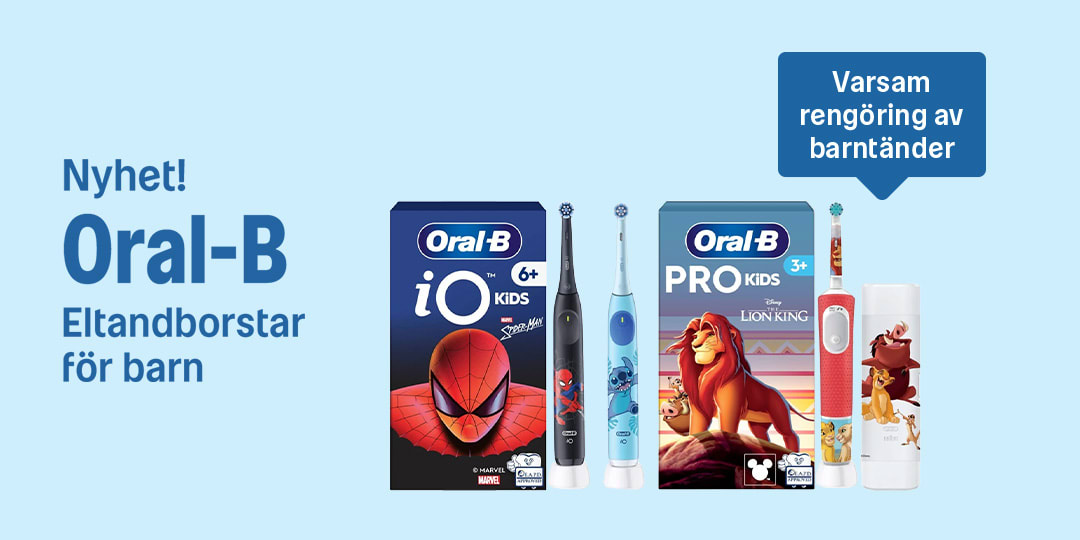 Nyhet Oral-B eltandborstar för barn
